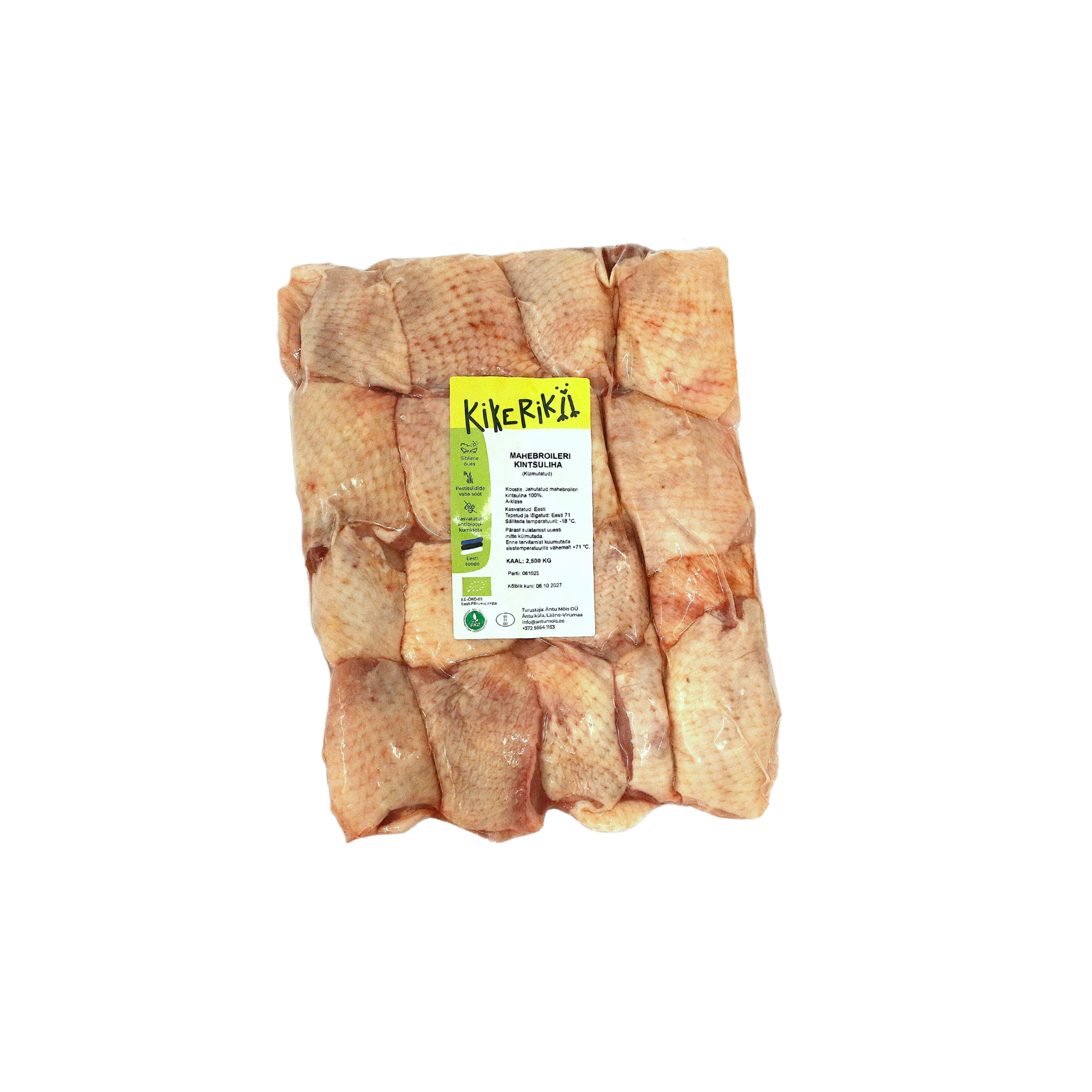 Kikerikii mahebroileri kintsuliha suurpakk ~2,5 kg (külmutatud)