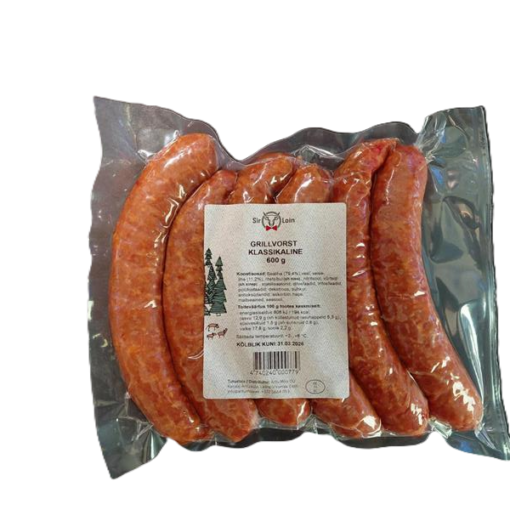 Klaasikaline grillvorst 600g